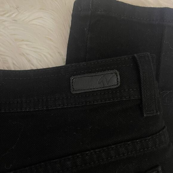 Gloria Vanderbilt Rail High Rise Black Straight-Leg Jeans Women's Size 8 Petite - Picture 6 of 8